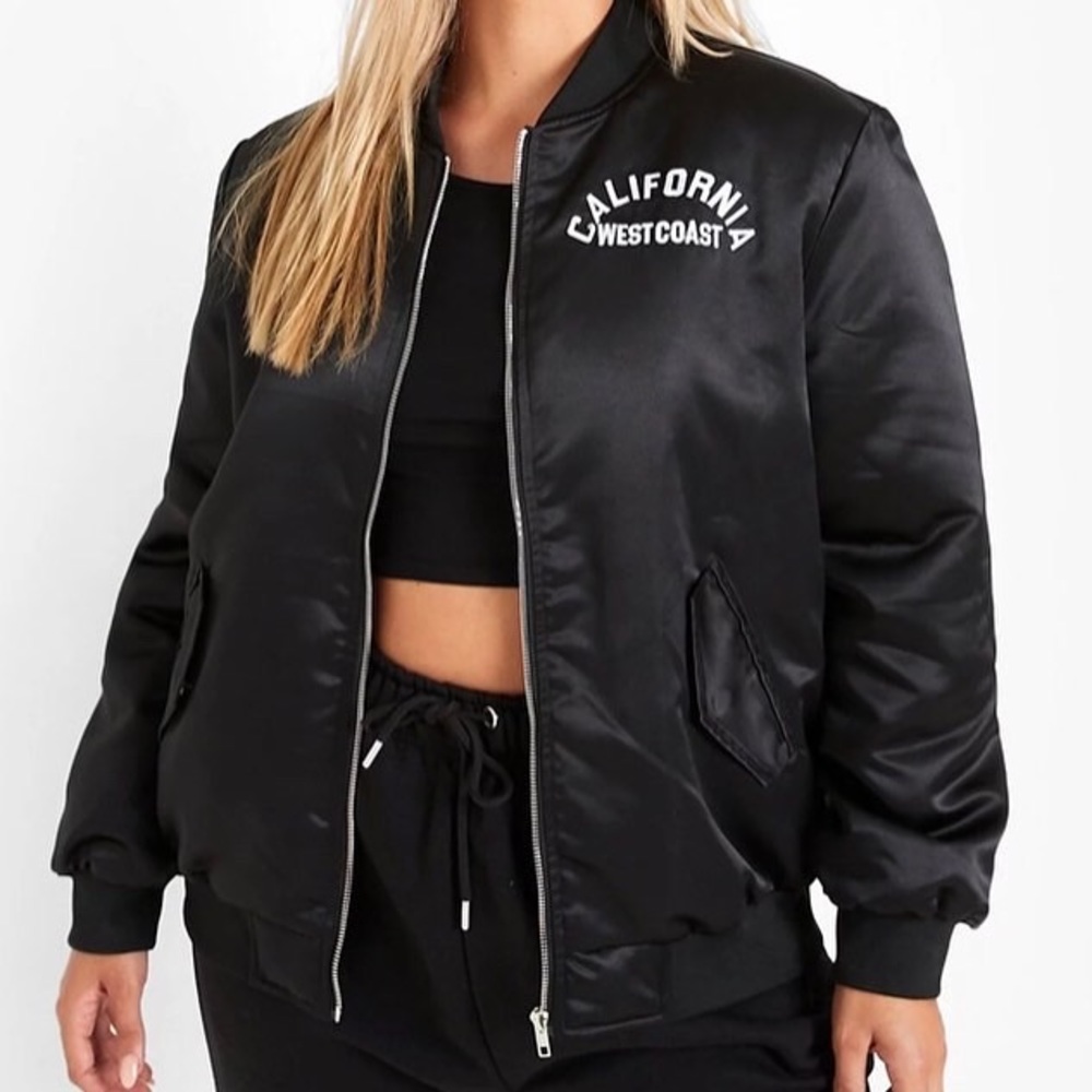 California West Coast Embroidered Bomber Jacket